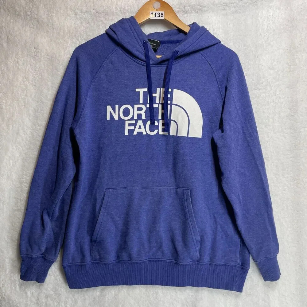 The North Face Women's Size M Purple Graphic Hoodie Long Sleeve Hooded Logo